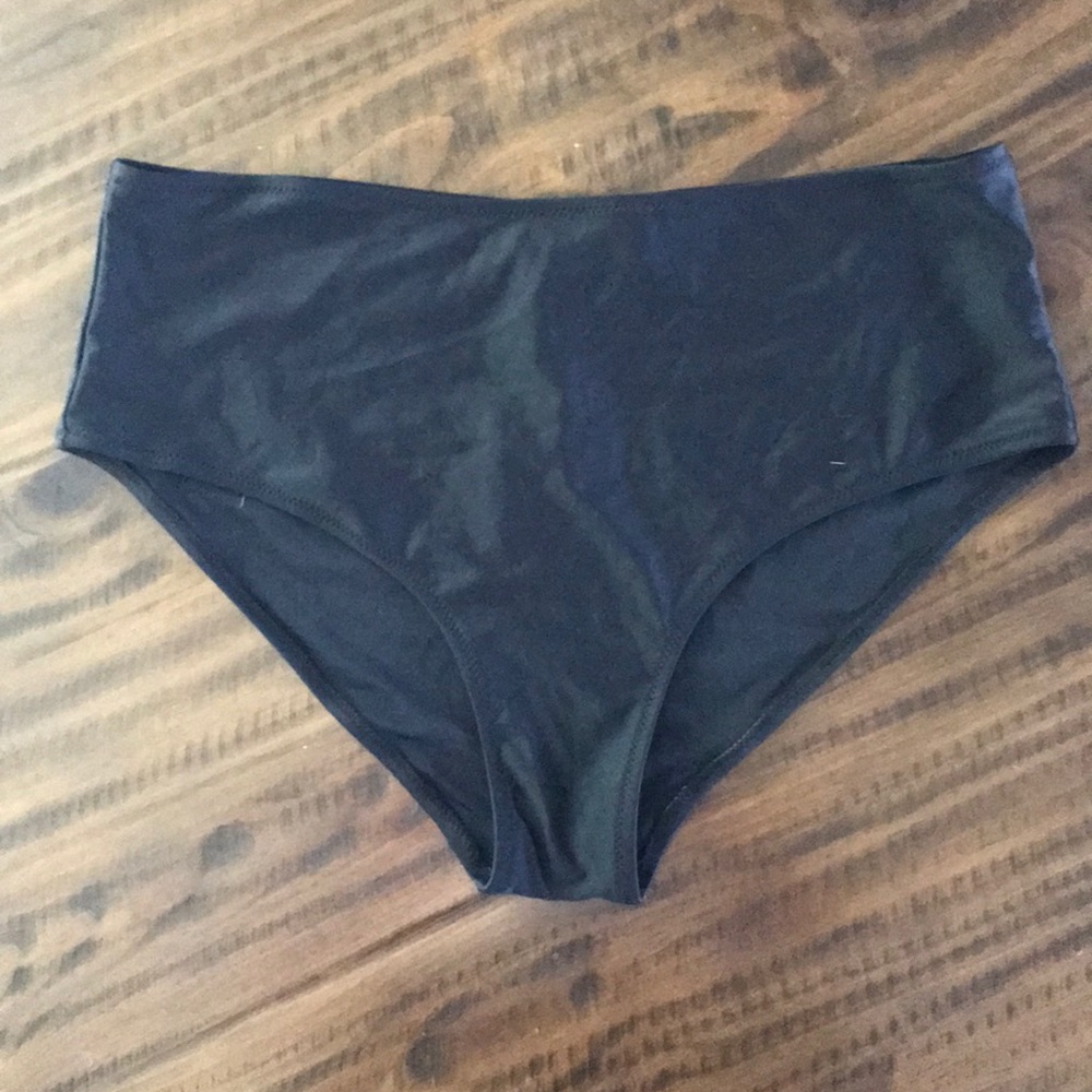 Cupshe- high waisted swim bottoms